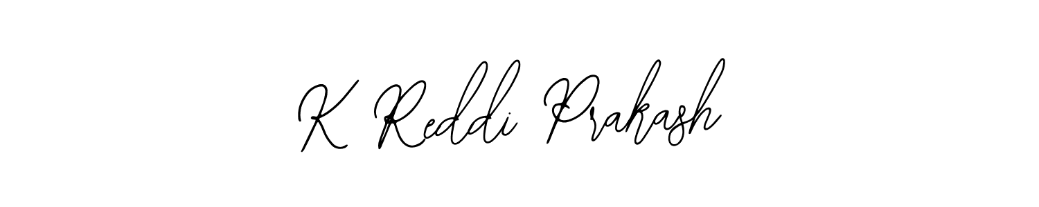 Create a beautiful signature design for name K Reddi Prakash. With this signature (Bearetta-2O07w) fonts, you can make a handwritten signature for free. K Reddi Prakash signature style 12 images and pictures png