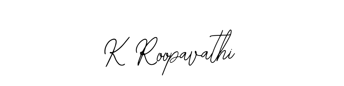 Make a short K Roopavathi signature style. Manage your documents anywhere anytime using Bearetta-2O07w. Create and add eSignatures, submit forms, share and send files easily. K Roopavathi signature style 12 images and pictures png