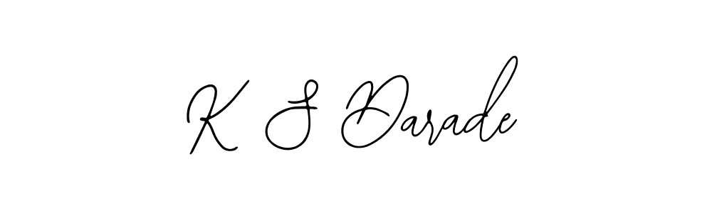 Make a beautiful signature design for name K S Darade. Use this online signature maker to create a handwritten signature for free. K S Darade signature style 12 images and pictures png