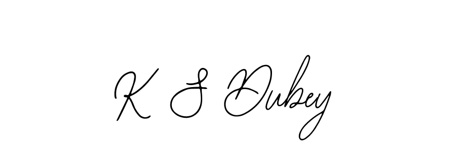 Use a signature maker to create a handwritten signature online. With this signature software, you can design (Bearetta-2O07w) your own signature for name K S Dubey. K S Dubey signature style 12 images and pictures png