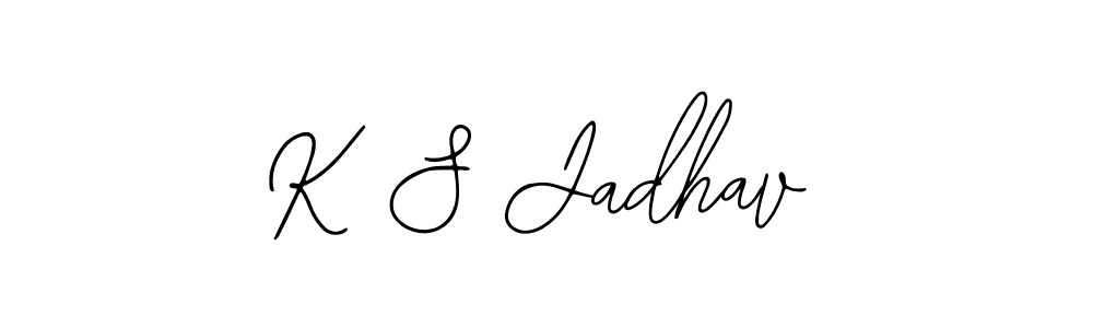 Also we have K S Jadhav name is the best signature style. Create professional handwritten signature collection using Bearetta-2O07w autograph style. K S Jadhav signature style 12 images and pictures png