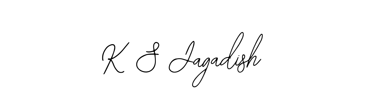 Use a signature maker to create a handwritten signature online. With this signature software, you can design (Bearetta-2O07w) your own signature for name K S Jagadish. K S Jagadish signature style 12 images and pictures png