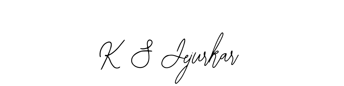 Design your own signature with our free online signature maker. With this signature software, you can create a handwritten (Bearetta-2O07w) signature for name K S Jejurkar. K S Jejurkar signature style 12 images and pictures png