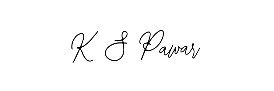 if you are searching for the best signature style for your name K S Pawar. so please give up your signature search. here we have designed multiple signature styles  using Bearetta-2O07w. K S Pawar signature style 12 images and pictures png