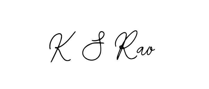 How to make K S Rao signature? Bearetta-2O07w is a professional autograph style. Create handwritten signature for K S Rao name. K S Rao signature style 12 images and pictures png