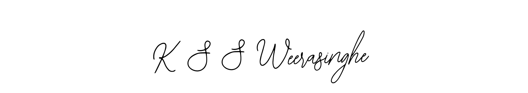 K S S Weerasinghe stylish signature style. Best Handwritten Sign (Bearetta-2O07w) for my name. Handwritten Signature Collection Ideas for my name K S S Weerasinghe. K S S Weerasinghe signature style 12 images and pictures png