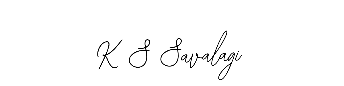 Also we have K S Savalagi name is the best signature style. Create professional handwritten signature collection using Bearetta-2O07w autograph style. K S Savalagi signature style 12 images and pictures png