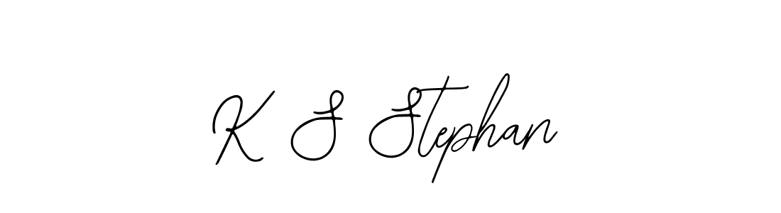 K S Stephan stylish signature style. Best Handwritten Sign (Bearetta-2O07w) for my name. Handwritten Signature Collection Ideas for my name K S Stephan. K S Stephan signature style 12 images and pictures png