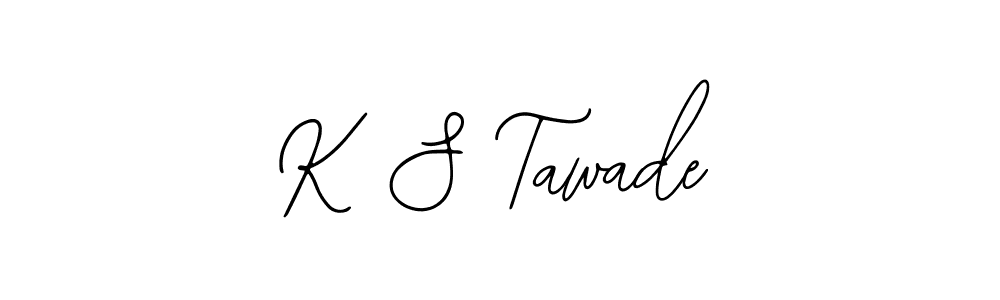 How to make K S Tawade signature? Bearetta-2O07w is a professional autograph style. Create handwritten signature for K S Tawade name. K S Tawade signature style 12 images and pictures png