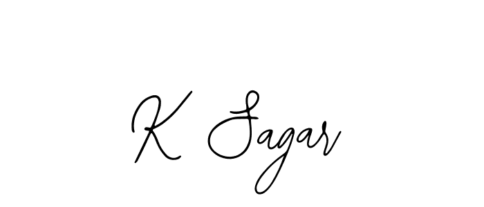 Bearetta-2O07w is a professional signature style that is perfect for those who want to add a touch of class to their signature. It is also a great choice for those who want to make their signature more unique. Get K Sagar name to fancy signature for free. K Sagar signature style 12 images and pictures png