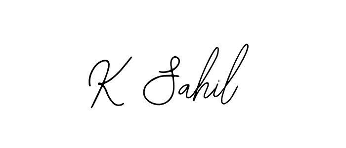 This is the best signature style for the K Sahil name. Also you like these signature font (Bearetta-2O07w). Mix name signature. K Sahil signature style 12 images and pictures png