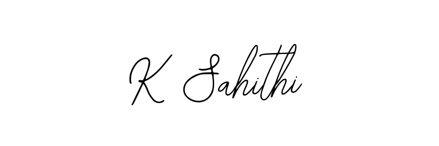 It looks lik you need a new signature style for name K Sahithi. Design unique handwritten (Bearetta-2O07w) signature with our free signature maker in just a few clicks. K Sahithi signature style 12 images and pictures png