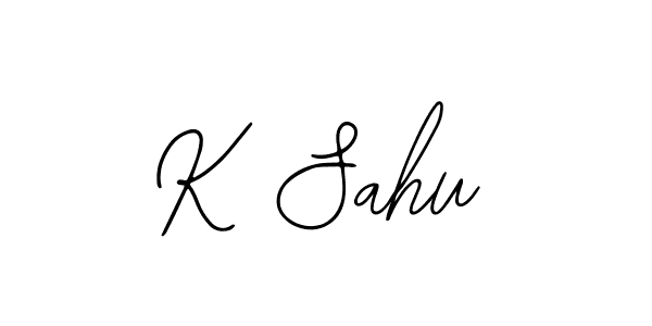 Also we have K Sahu name is the best signature style. Create professional handwritten signature collection using Bearetta-2O07w autograph style. K Sahu signature style 12 images and pictures png