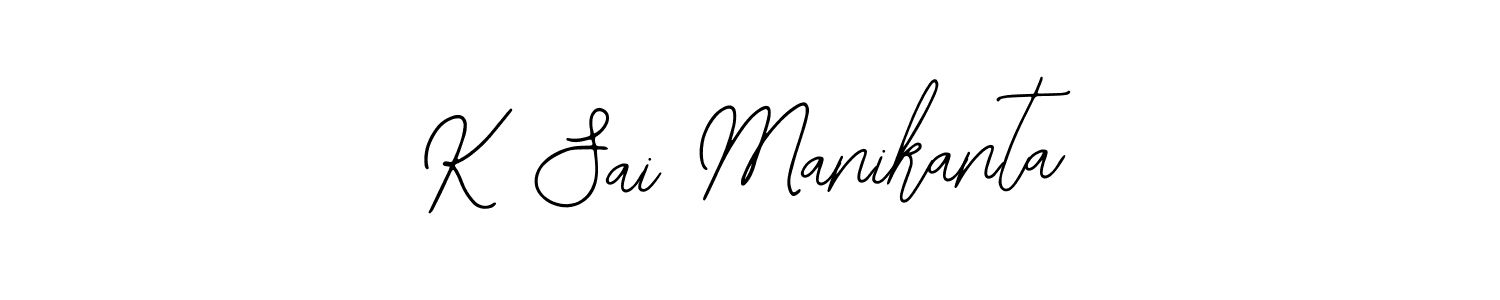 Also we have K Sai Manikanta name is the best signature style. Create professional handwritten signature collection using Bearetta-2O07w autograph style. K Sai Manikanta signature style 12 images and pictures png