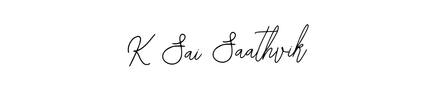 Similarly Bearetta-2O07w is the best handwritten signature design. Signature creator online .You can use it as an online autograph creator for name K Sai Saathvik. K Sai Saathvik signature style 12 images and pictures png