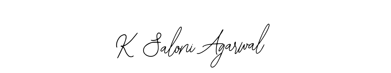 if you are searching for the best signature style for your name K Saloni Agarwal. so please give up your signature search. here we have designed multiple signature styles  using Bearetta-2O07w. K Saloni Agarwal signature style 12 images and pictures png