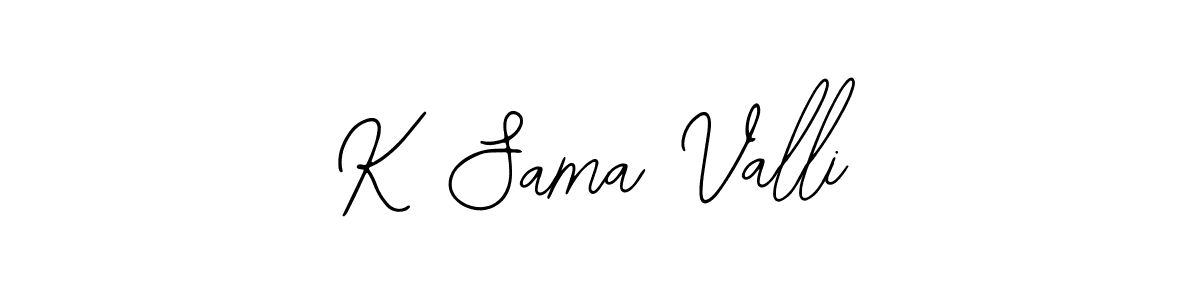 It looks lik you need a new signature style for name K Sama Valli. Design unique handwritten (Bearetta-2O07w) signature with our free signature maker in just a few clicks. K Sama Valli signature style 12 images and pictures png