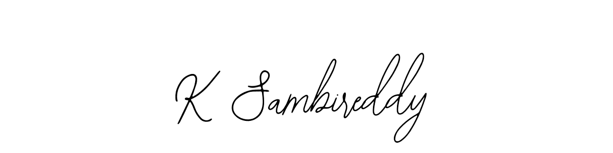 It looks lik you need a new signature style for name K Sambireddy. Design unique handwritten (Bearetta-2O07w) signature with our free signature maker in just a few clicks. K Sambireddy signature style 12 images and pictures png