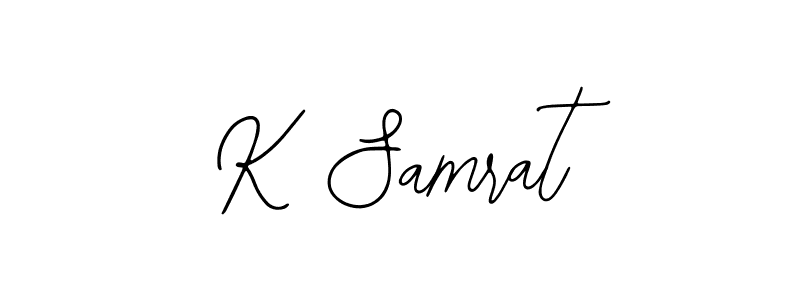 K Samrat stylish signature style. Best Handwritten Sign (Bearetta-2O07w) for my name. Handwritten Signature Collection Ideas for my name K Samrat. K Samrat signature style 12 images and pictures png
