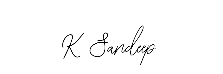 This is the best signature style for the K Sandeep name. Also you like these signature font (Bearetta-2O07w). Mix name signature. K Sandeep signature style 12 images and pictures png