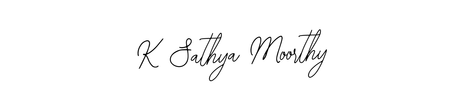 Use a signature maker to create a handwritten signature online. With this signature software, you can design (Bearetta-2O07w) your own signature for name K Sathya Moorthy. K Sathya Moorthy signature style 12 images and pictures png