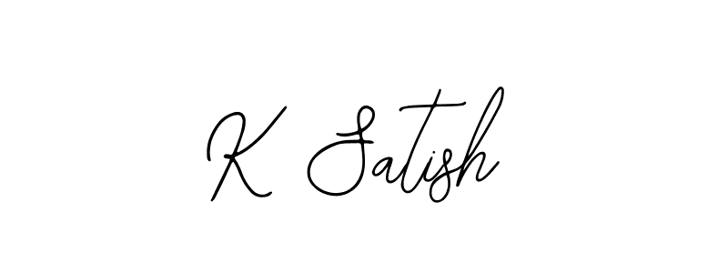 Also we have K Satish name is the best signature style. Create professional handwritten signature collection using Bearetta-2O07w autograph style. K Satish signature style 12 images and pictures png