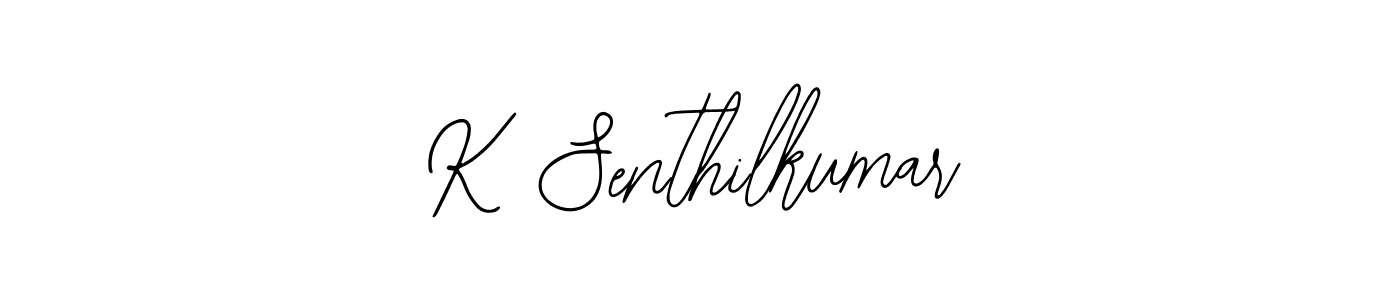 You should practise on your own different ways (Bearetta-2O07w) to write your name (K Senthilkumar) in signature. don't let someone else do it for you. K Senthilkumar signature style 12 images and pictures png