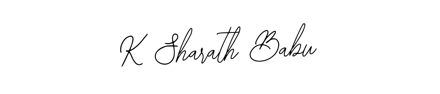 You should practise on your own different ways (Bearetta-2O07w) to write your name (K Sharath Babu) in signature. don't let someone else do it for you. K Sharath Babu signature style 12 images and pictures png