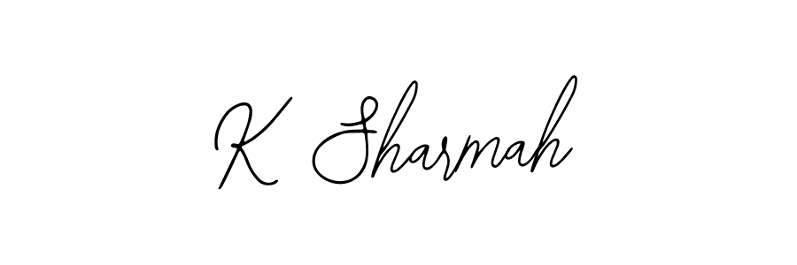 It looks lik you need a new signature style for name K Sharmah. Design unique handwritten (Bearetta-2O07w) signature with our free signature maker in just a few clicks. K Sharmah signature style 12 images and pictures png