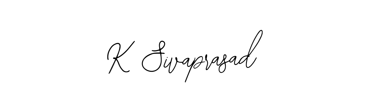 Similarly Bearetta-2O07w is the best handwritten signature design. Signature creator online .You can use it as an online autograph creator for name K Sivaprasad. K Sivaprasad signature style 12 images and pictures png