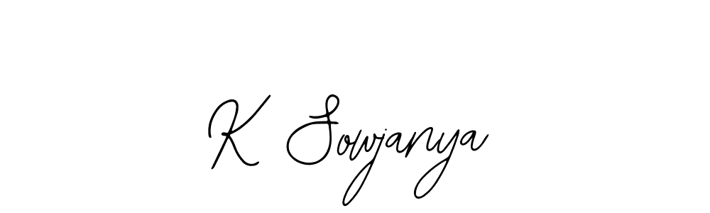 K Sowjanya stylish signature style. Best Handwritten Sign (Bearetta-2O07w) for my name. Handwritten Signature Collection Ideas for my name K Sowjanya. K Sowjanya signature style 12 images and pictures png