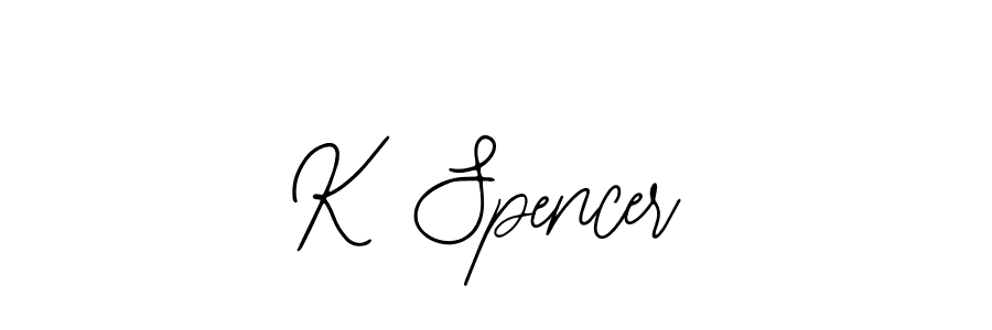 How to make K Spencer signature? Bearetta-2O07w is a professional autograph style. Create handwritten signature for K Spencer name. K Spencer signature style 12 images and pictures png