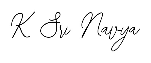 Explore multiple handwriting variations for K Sri Navya including this stunning Bearetta-2O07w design. Free to use across all platforms. K Sri Navya signature style 12 images and pictures png