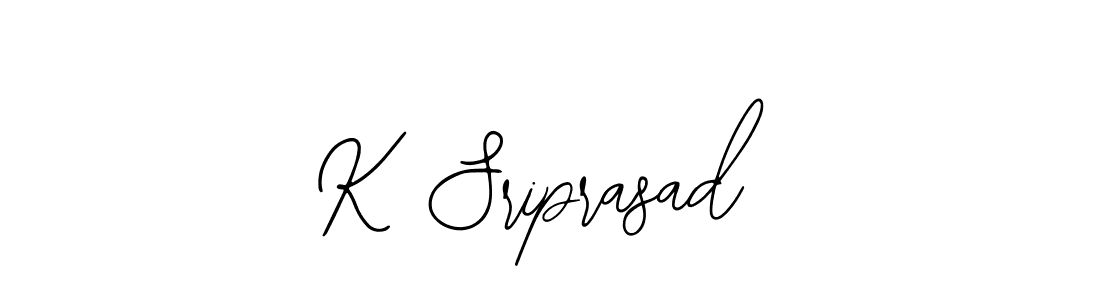 How to make K Sriprasad signature? Bearetta-2O07w is a professional autograph style. Create handwritten signature for K Sriprasad name. K Sriprasad signature style 12 images and pictures png