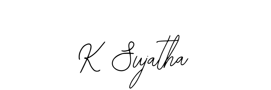 Also we have K Sujatha name is the best signature style. Create professional handwritten signature collection using Bearetta-2O07w autograph style. K Sujatha signature style 12 images and pictures png