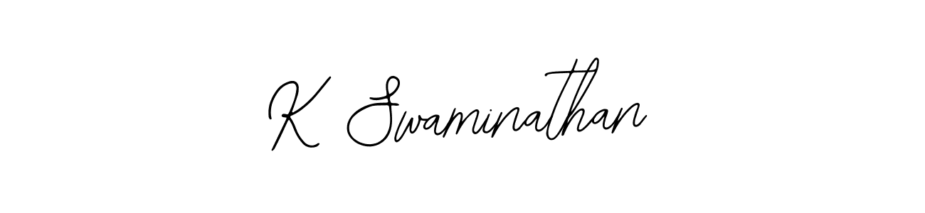 K Swaminathan stylish signature style. Best Handwritten Sign (Bearetta-2O07w) for my name. Handwritten Signature Collection Ideas for my name K Swaminathan. K Swaminathan signature style 12 images and pictures png