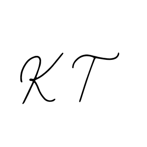 The best way (Bearetta-2O07w) to make a short signature is to pick only two or three words in your name. The name K T include a total of six letters. For converting this name. K T signature style 12 images and pictures png