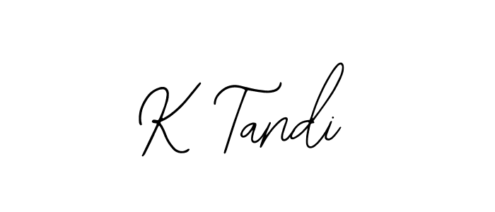 K Tandi stylish signature style. Best Handwritten Sign (Bearetta-2O07w) for my name. Handwritten Signature Collection Ideas for my name K Tandi. K Tandi signature style 12 images and pictures png