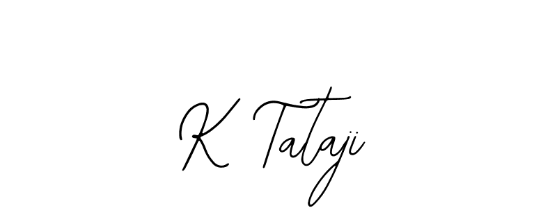 Bearetta-2O07w is a professional signature style that is perfect for those who want to add a touch of class to their signature. It is also a great choice for those who want to make their signature more unique. Get K Tataji name to fancy signature for free. K Tataji signature style 12 images and pictures png