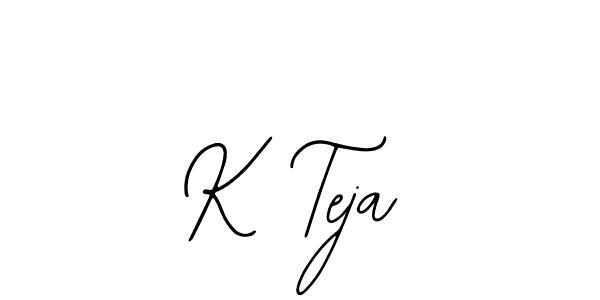 Make a beautiful signature design for name K Teja. Use this online signature maker to create a handwritten signature for free. K Teja signature style 12 images and pictures png