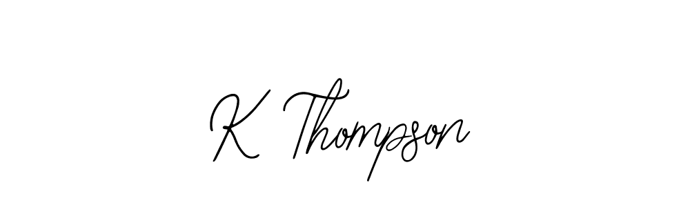Also You can easily find your signature by using the search form. We will create K Thompson name handwritten signature images for you free of cost using Bearetta-2O07w sign style. K Thompson signature style 12 images and pictures png