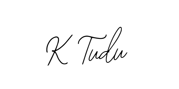 Make a short K Tudu signature style. Manage your documents anywhere anytime using Bearetta-2O07w. Create and add eSignatures, submit forms, share and send files easily. K Tudu signature style 12 images and pictures png