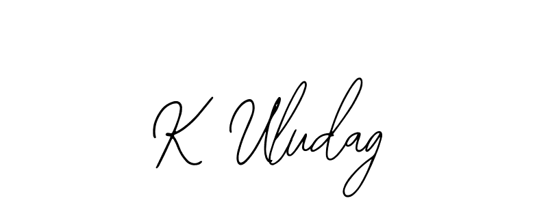 K Uludag stylish signature style. Best Handwritten Sign (Bearetta-2O07w) for my name. Handwritten Signature Collection Ideas for my name K Uludag. K Uludag signature style 12 images and pictures png