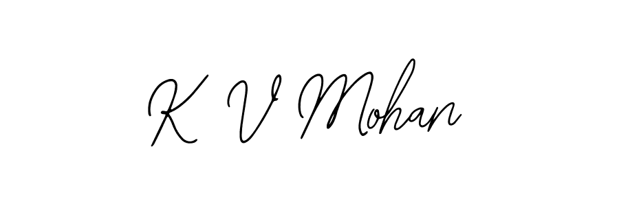 Also You can easily find your signature by using the search form. We will create K V Mohan name handwritten signature images for you free of cost using Bearetta-2O07w sign style. K V Mohan signature style 12 images and pictures png
