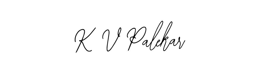 Design your own signature with our free online signature maker. With this signature software, you can create a handwritten (Bearetta-2O07w) signature for name K V Palekar. K V Palekar signature style 12 images and pictures png