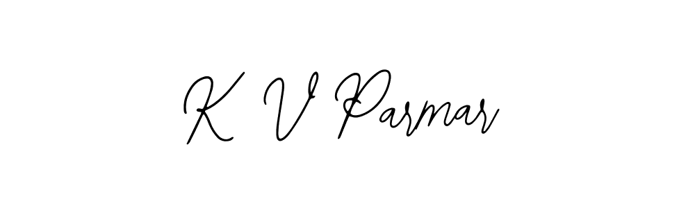 Similarly Bearetta-2O07w is the best handwritten signature design. Signature creator online .You can use it as an online autograph creator for name K V Parmar. K V Parmar signature style 12 images and pictures png