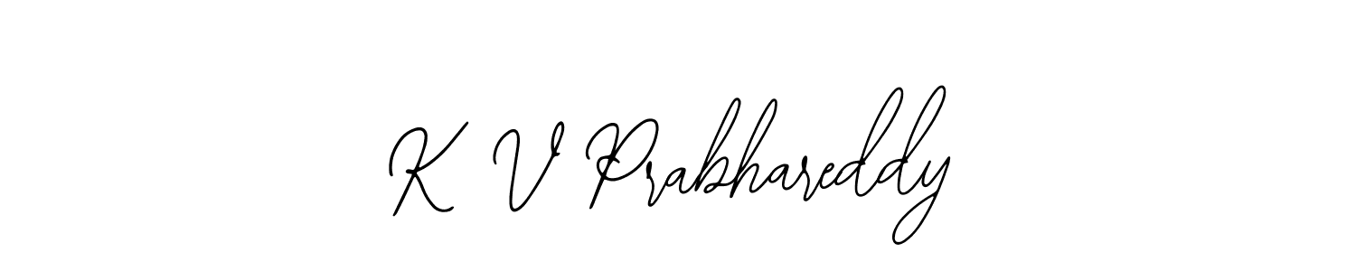 It looks lik you need a new signature style for name K V Prabhareddy. Design unique handwritten (Bearetta-2O07w) signature with our free signature maker in just a few clicks. K V Prabhareddy signature style 12 images and pictures png