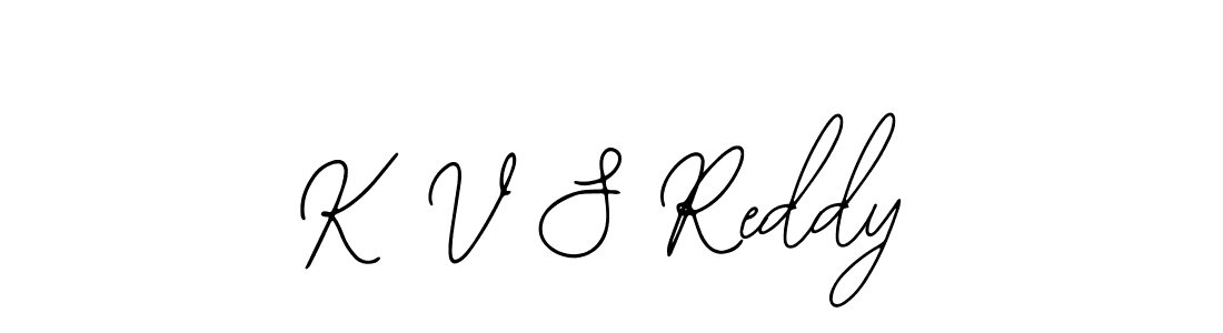 The best way (Bearetta-2O07w) to make a short signature is to pick only two or three words in your name. The name K V S Reddy include a total of six letters. For converting this name. K V S Reddy signature style 12 images and pictures png