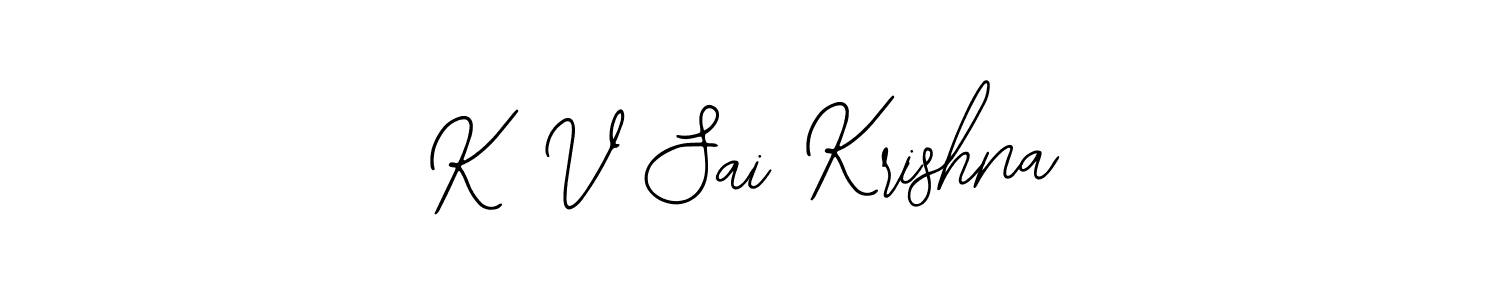 It looks lik you need a new signature style for name K V Sai Krishna. Design unique handwritten (Bearetta-2O07w) signature with our free signature maker in just a few clicks. K V Sai Krishna signature style 12 images and pictures png