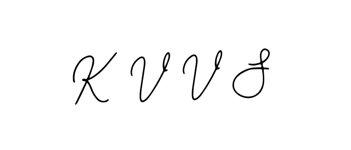 How to make K V V S name signature. Use Bearetta-2O07w style for creating short signs online. This is the latest handwritten sign. K V V S signature style 12 images and pictures png